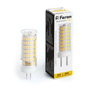Светодиодная лампа Feron JCD 9W 720Lm 2700K G4 38143