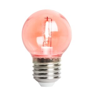 Светодиодная лампа Feron LB-383 Шар 2W 160Lm Красный E27 48933