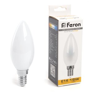 Светодиодная лампа Feron Свеча 15W 1230Lm 2700K E14 38255