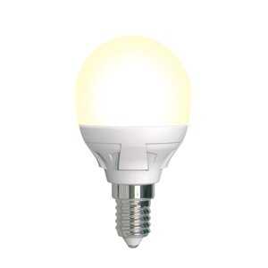 Светодиодная лампа Uniel Шар 7W 600Lm 3000K E14 UL-00004302