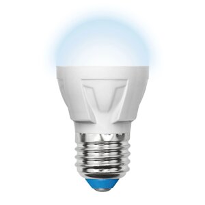 Светодиодная лампа Uniel Шар 7W 600Lm 4000K E27 UL-00002418
