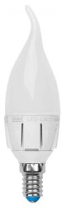 Светодиодная лампа Uniel Свеча на ветру 2W 150Lm 4100K E14 LED-CW37-2W/CW/E14 150 lm