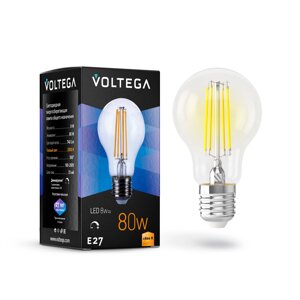 Светодиодная лампа Voltega CRYSTAL Шар 8W 740Lm 2800K E27 5489