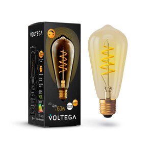 Светодиодная лампа Voltega LOFT LED Декоративная 4W 300Lm 2000K E27 7077