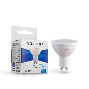 Светодиодная лампа Voltega SIMPLE Софит 7W 580Lm 4000K GU10 7057