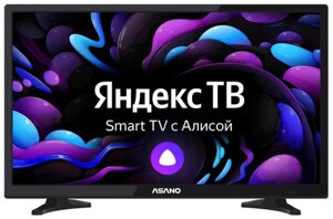 Телевизор asano 24LH8010T 1366x768, 16:9, VA, 200 кд/м²170/170, DVB-C, DVB-T2, 2*HDMI