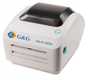 Термопринтер G&G GG-AT-90DW DT, 4"108 mm), 203 dpi, 127 мм/сек, USB, ethernet, серый, TSPL, EPL, ZPL, DPL