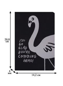 Тетрадь для записей «Black flamingo»