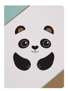 Тетрадь в клетку «Mint panda», 32 листа