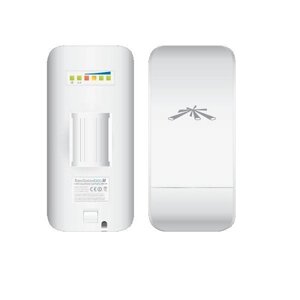 Точка доступа Ubiquiti NanoStation Loco M2 Wi-Fi и AirMAX. 802.11g/n, интегрированная антенна 8 дБ (45°45°10/100 RJ45 Ethernet