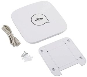 Точка доступа Wi-Tek WI-AP217 потолочная IEEE802.11ac wave2 2,4/5ГГц до 1200Мбит/c, MU-MIMO, 4*5dBi, питание PoE