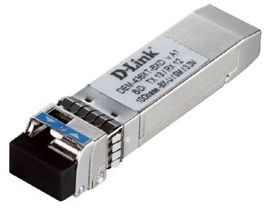 Трансивер D-link 436XT-BXD/20KM/B2a 10GBASE-LR bidi SFP+ transceiver (w/o DDM), 3,3V WDM, TX: 1330nm, RX: 1270nm up single-mode 20km