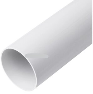 Труба Ecoplast 30050 ПВХ жесткая легкая диам. 50 (3м) (уп/15 м) RAL 7035