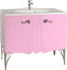 Тумба для комплекта Bellezza Эстель 90 розовая