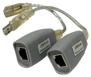 Удлинитель OSNOVO TA-U1/1+RA-U1/1 USB 1.1 интерфейса для клавиатуры и мыши по кабелю витой пары (CAT5/5e/6) до 100м, USB звуковые платы и т. д. до 70 м.