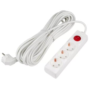 Удлинитель Uniel Ultra 3гн х 10м с/з S-GCU3-10B White UL-00010014