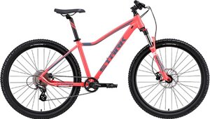 Велосипед женский горный Stark Viva 27.3 HD, рама 16, коралловый/серый (HQ-0014224)