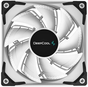 Вентилятор для корпуса Deepcool TF120 S WHITE 120x120x25mm, 500-1800rpm, 64.4 CFM, 32.1 dBA, 4-pin PWM Retail BOX