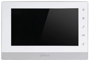 Видеодомофон Dahua DHI-VTH1550CH-S2 IP 7 дюймовый, белый 800x480 разрешение, ёмкостной сенсорный экран