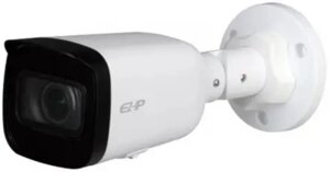 Видеокамера EZ-IP EZ-HAC-B5B20P-A-0280B 1/2.7" 2Мп КМОП, Звук с передачей по коаксиалу, 25к/с при 1080P, 25к/с при 720P, 2.8мм объектив, 30м ИК, Smart