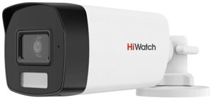 Видеокамера HiWatch DS-T220A (2.8mm) 2Мп уличная цилиндрическая HD-TVI с гибридной подсветкой EXIR/LED до 40м и встроенным микрофоном (AoC)