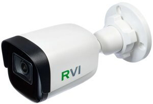 Видеокамера IP RVi RVi-1NCT2022 (2.8) white цилиндрическая; 1/2.8” КМОП-сенсор с прогрессивной разверткой; фиксированный объектив 2,8 мм