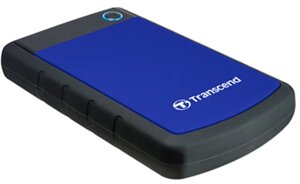 Внешний диск HDD 2.5 transcend TS2tsj25H3b 2TB storejet 25H3 USB 3.1 синий