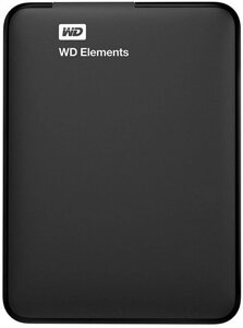 Внешний диск HDD 2.5 Western Digital WDBU6Y0040BBK-WESN 4TB Elements Portable USB 3.0 черный