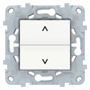 Выключатель для жалюзи двухклавишный кнопочный Schneider Electric Unica NEW NU520718