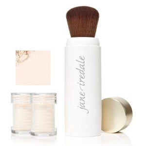 Защитная пудра с кистью - прозрачная - Powder-Me SPF30 Refillable Brush Translucent