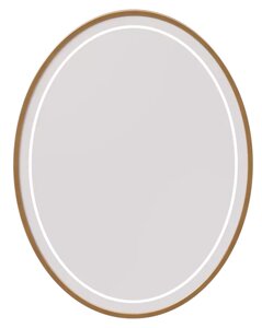 Зеркало Caprigo Контур 70х90 с подсветкой, бронза