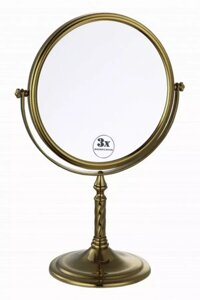 Зеркало косметическое Boheme Medici 21 с увеличением бронза