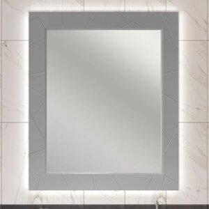 Зеркало с подсветкой Opadiris Луиджи 90 серый матовый