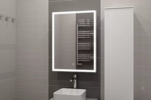 Зеркало-шкаф Misty Алюр 60х80 левый с подсветкой