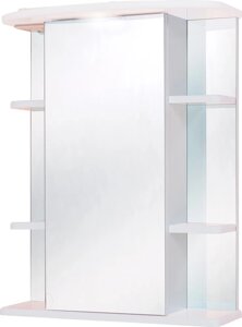 Зеркало-шкаф Onika Глория 55 R с подсветкой, белый (205505)