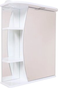 Зеркало-шкаф Onika Луна 60 R с подсветкой, белый (206014)