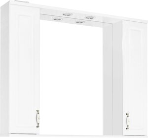 Зеркало-шкаф Style Line Олеандр-2 100/С Люкс, белый