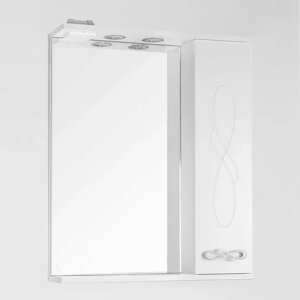 Зеркало-шкаф Style Line Венеция 65 правый белый, с подсветкой