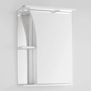 Зеркало-шкаф Style Line Виола 50 правый белый, с подсветкой