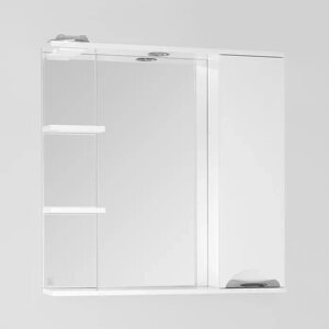 Зеркало-шкаф Style Line Жасмин 80/С белый