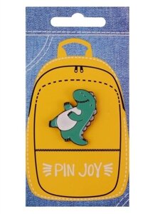 Значок Pin Joy Динозаврик с улыбкой (металл) (12-08599-004)