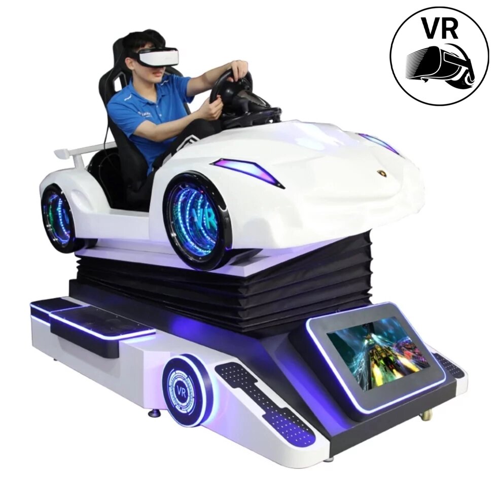 Аттракцион виртуальной реальности VR картинг VR гонки Новинка от компании Robotic Retailers Развлекательное оборудование - фото 1