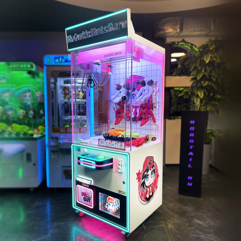 Автомат кран машина "Colorful Baby" Новинка от компании Robotic Retailers Развлекательное оборудование - фото 1