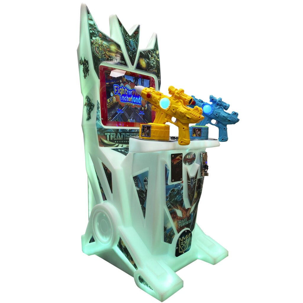 Детский автомат стрелялка для двоих "Transformers"  Новинка от компании Robotic Retailers Развлекательное оборудование - фото 1