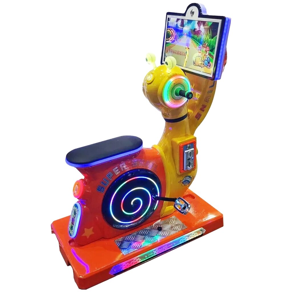 Детский игровой автомат "Улитка" Новинка от компании Robotic Retailers Развлекательное оборудование - фото 1