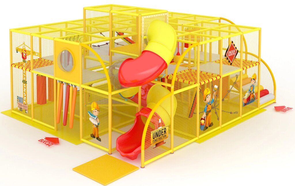 Детский игровой лабиринт «Digital» 44, 5 м² (7,3*6,1*3,8 м) от компании Robotic Retailers Развлекательное оборудование - фото 1