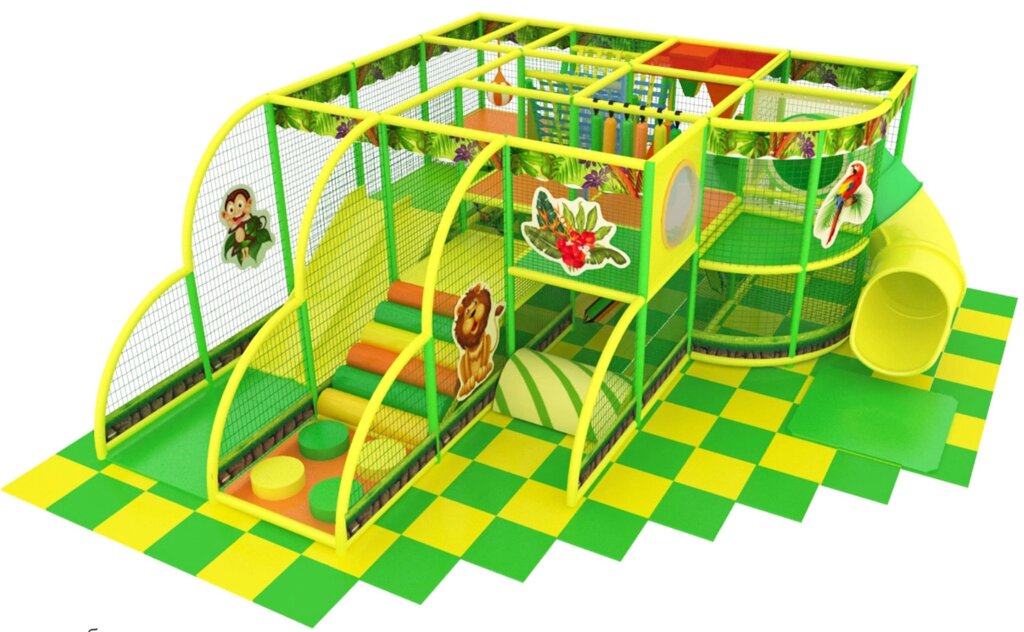 Детский игровой лабиринт «Гретта» 26  м²  (6.5*6*2,8 м) от компании Robotic Retailers Развлекательное оборудование - фото 1