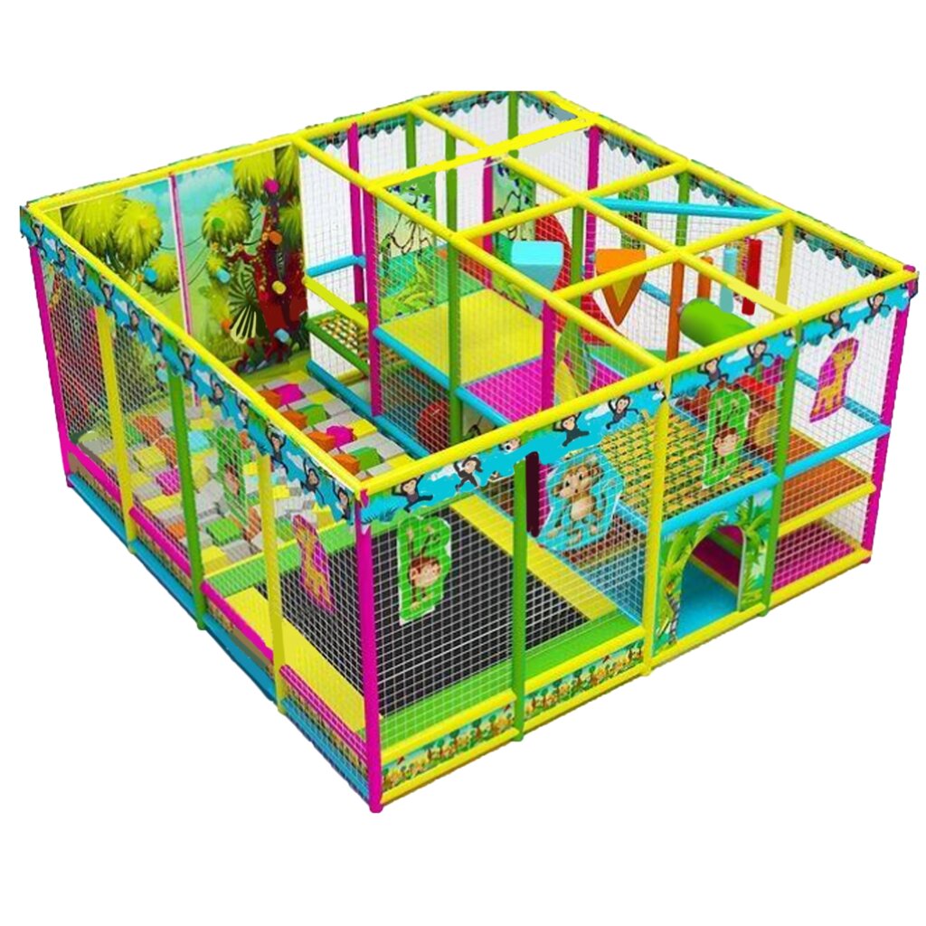 Детский игровой лабиринт «Лагуна»21,6  м² (4,65*4,65*2,5м) от компании Robotic Retailers Развлекательное оборудование - фото 1