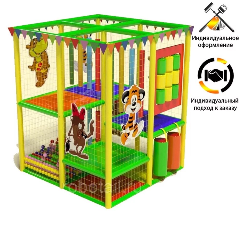 Детский игровой лабиринт «Малыш» 5,5м² (2.35*2.35*2.5м) ##от компании## Robotic Retailers Развлекательное оборудование - ##фото## 1