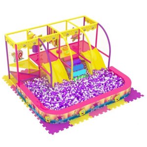 Детский игровой лабиринт «Тобби» 20,2м²4,65*2.35*2,5м) + бассейн (5*2,3 м)